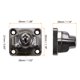 thumbnail image 3 of Cerraduras de hasp con llave Uxcell con tornillos para puerta, todas con la misma llave, color negro, 3 pulgadas, 3 of 6