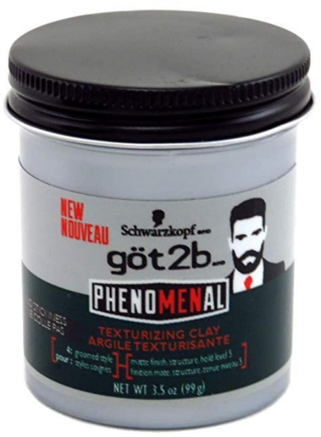 2 Pack Got2b Phenomenal Texturizing Clay 3.5 oz
