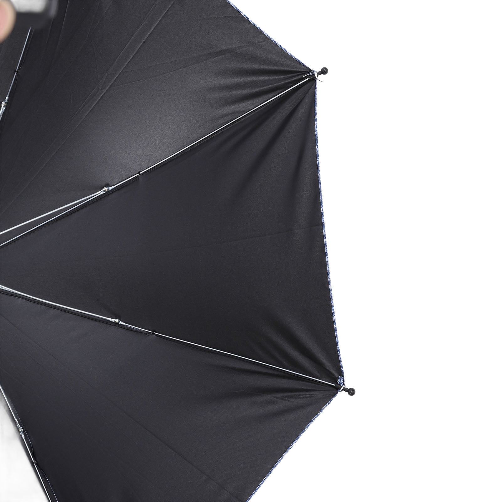NFTIGB Baby Stroller Parasol Clip-On Sun Shade Protection Umbrella Adjustable Clamp for Outdoor Beach 85cm Large Denim Blue