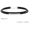 thumbnail image 3 of Gargantilla Collar Collar Negro Ajustable Collares para Mujeres y Niñas oso de fresa  Juguete, 3 of 4