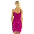 thumbnail image 2 of iiniim Women's Sequins Tassel Fringe Flapper Dance Dresses Ballroom Salsa Cha Cha Dress, 2 of 7