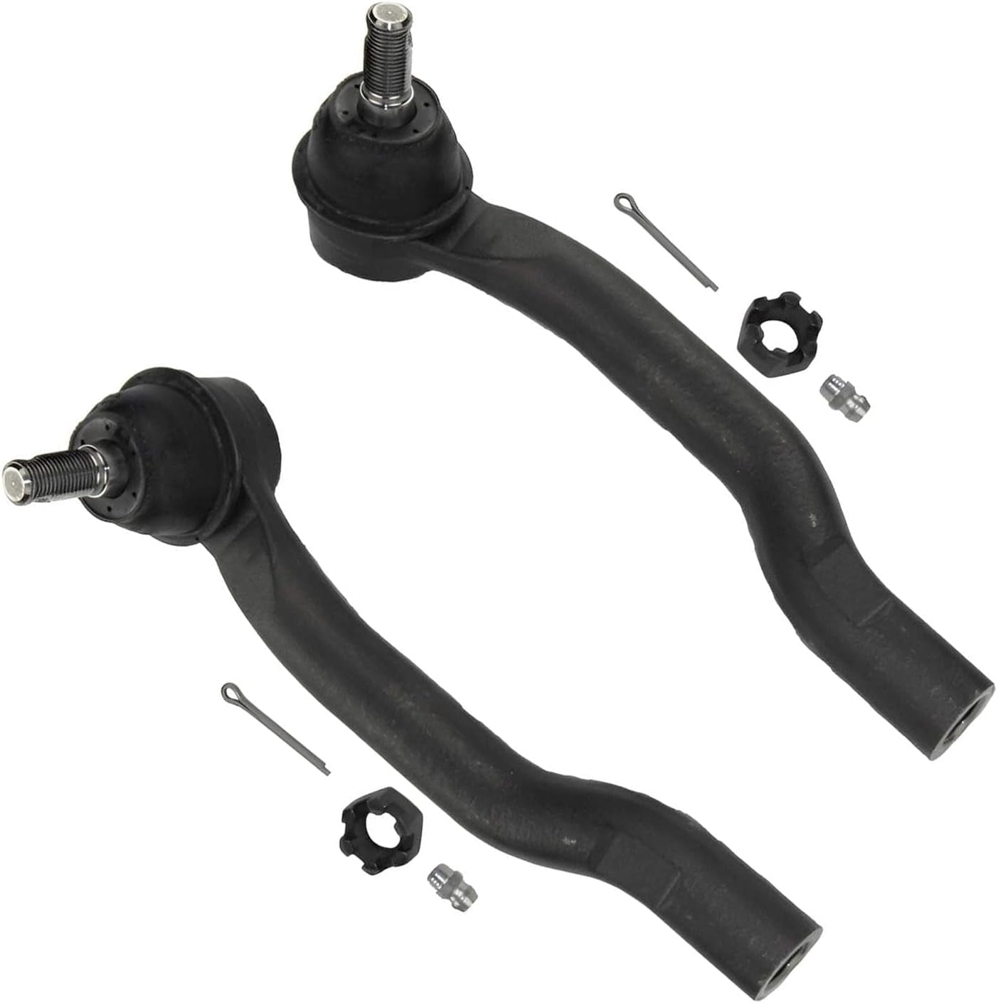 Detroit Axle - Front 6pc Suspension Kit for 13-18 Toyota Avalon, 12-17 Camry, 2 Outer Tie Rods 2 Lower Ball Joints 2 Sway Bar Links 2012 2013 2014 2015 2016 2017 2018 Replacement
