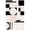 Ivory/Beige, variant on SAFAVIEH Portofino Henrika Abstract Shag Area Rug, Ivory/Grey, 3' x 3' Square