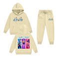 thumbnail image 1 of Kid Girl Pop Singer Hoodie Set,Casual Fashion Christmas Print Long Sleeve Pullover Casual Sweatshirt Pullover Crew Neck Oversized Sweatshirt, 100, 1 of 3