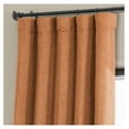 thumbnail image 5 of TiaGOC Faux Linen Room Darkening Curtains - 108 Inches Long Luxury Linen Curtains for Bedroom & Living Room (1 Panel), 50W X 108L, Desert Orange, 5 of 9
