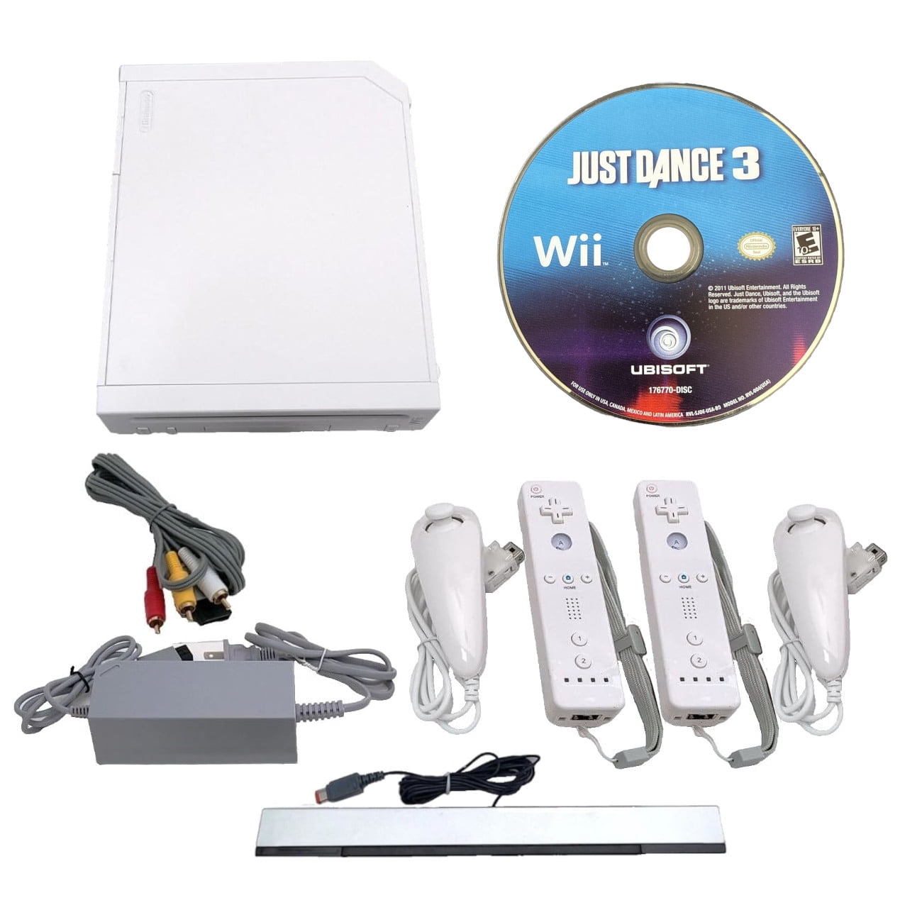 Restored Nintendo Wii Just Dance 4 White (Refurbished) - Walmart.com