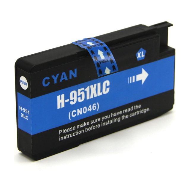 Cartucho de tinta cian Meinttsemm 951XL de alto rendimiento para impresoras HP