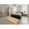 thumbnail image 4 of Ahgly Company Indoor Rectangle Traditional Brown Gold Animal Area Rugs, 6' x 9', 4 of 6