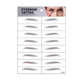 thumbnail image 2 of Autocollant Sourcils Simulation Semi-Transfert Étanche Tatouages Sourcils Fff, 2 of 2
