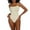 White, variant on Women's Strapless Ribbed Thong Sexy Bodysuit, Tummy Control Shapewear With Removable Straps