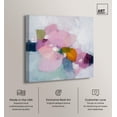 thumbnail image 2 of Fuchsia Horizon Canvas Print Pastel Wall Decor by Art Remedy, Gallery Wrapped, 12 x 12, 2 of 6