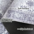 thumbnail image 6 of SAFAVIEH Tucson Jayla Oriental Machine Washable Runner Rug, Light Gray, 2'6" x 8', 6 of 11