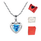 thumbnail image 1 of Collar Xtellar  Dije Corazón Plata 925 Cristal Caja, 1 of 3