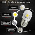 thumbnail image 3 of 4pcs 3v 0.2w E10 Led Bulbs 5050 1smd White 3000k Led Bulb Replacement Upgrade For Headlights Flashlights Torch Lights, 3 of 5