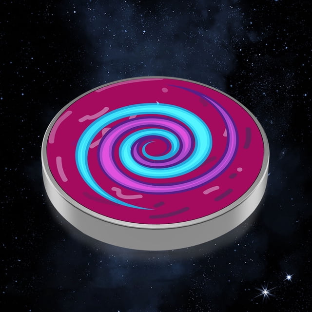 Colorido luminoso Galaxy Star Descompresión Juguete de acero inoxidable Cosmic Luminous Desktop Rotating Toy Wmkox8yii HAHFKSH803