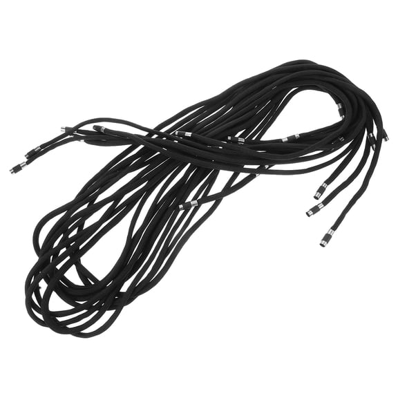 UPOUART 10Pcs Black Polyester Hoodie String Replacement for Sweatpants Pants Clothes Repair