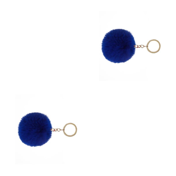 Inteprter Fuzzy Ball Llavero Flexible Portátil Llaveros Conveniente Adorable Práctico Delicado Llaveros Mujeres Negro 4cm Type8 NO8 Inteprter CBP368179