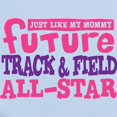 thumbnail image 2 of CafePress - Future Track All Star Girl Infant Bodysuit - Baby Light Bodysuit, Size Newborn - 24 Months, 2 of 4