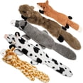 thumbnail image 1 of Peluche arrugado Dog Squeaky Toys Nocciola para perros, 5 unidades, 1 of 7
