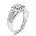 thumbnail image 5 of Vir Jewels 2/5 CTTW Lab Grown Diamond Wedding Bridal Set in Sterling Silver Female Adult, 5 of 10