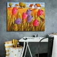 thumbnail image 5 of Epic Graffiti 'Tulips Landscape Yellow' by Cathy Horvath-Buchanan, Canvas Wall Art, 34"x26", 5 of 8