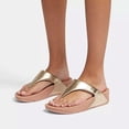 thumbnail image 2 of FITFLOP Women's Lulu Leather Toepost, Color: Platino, Size: 8.5 (I88-675-065), 2 of 5