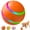 Orange, variant on Bork Ball Disco for Dogs, Two Dynamic Modes Paired with a Colorful LED Lighting Design, Soft and Flexible Shell, Rugged and Waterproof, Sealed and Easy to Operate, Easy to Clean, Ideal for Dogs