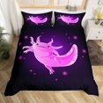 thumbnail image 3 of Funda nórdica Queen Size Cute Axolotl Bedding Set Galaxy Comforter Cover for Kids, 3 of 7
