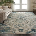 thumbnail image 5 of Nourison Fusion Oushak Center Medallion Cream/Blue Area Rug, 5 of 8