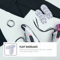 thumbnail image 2 of OULII Installation Rapide 1 Paire Lacets Blancs pour Espadrilles et Patins Décontractés, 2 of 8
