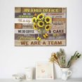 thumbnail image 5 of Inspirational Wall Art For Office, Canvas Prints Motivational Quotes Poster Artwork In This Office We Are A Team Modern Home Decorations Framed And Stretched Ready To Hang For Bedroom12x16inch, 5 of 6