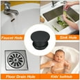 thumbnail image 7 of Uxcell Silicone Snap in Locking Hole Plugs For Kitchen Bulkheads Waterproof Sealing Plugs Black 9.5mm 20, 7 of 7