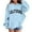 Sky Blue, variant on Girls Hoodies Clothes for Girls Hoodies and Sweatshirts for Girls Cute Long Sleeve Pullover Sweatshirt for Kids Casual Comfortable Wear for Daily Activities
