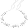 thumbnail image 1 of wonima44 Flower Girl Headpiece, Flower Girl Hair Accessory, Silver Wedding Headband for Girls, Princess Crystal Pearl Hair Accessories for Birthday, Party, First Communion,Wedding, 1 of 1