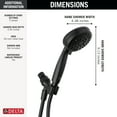 thumbnail image 3 of Delta 5-Setting Hand Shower - 75511BL - Matte Black, 3 of 6