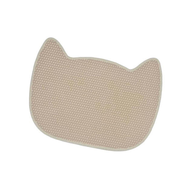 Litter Catching Rug Cat Litter Mat Double Layers Kitty Litter Rug Litter Catcher Litter ...