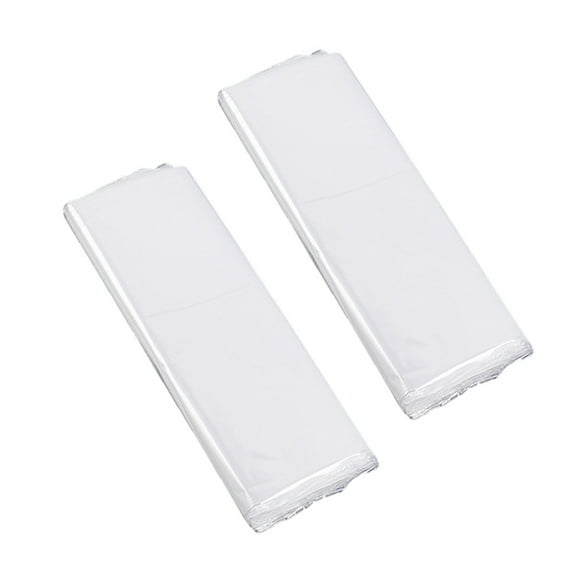 FOLOYORI 100pcs Transparent Heat Shrink Wrap Bags Packing For Present Packaging Protection Beautification Soft Material