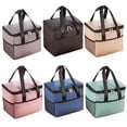 thumbnail image 3 of Wosthever Bolsa de lonchera de moda, variedad de colores, bolsa térmica, bolsas de almuerzo térmicas para niños, bolsas térmicas carpas Verde claro, 3 of 6