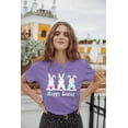 thumbnail image 6 of MOUSYA Happy Easter Shirts for Women: Bunny Shirt Easter Tshirt Rabbit Graphic T Shirts Casual Short Sleeve Tops, 6 of 12