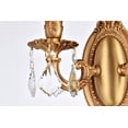 thumbnail image 4 of Rosalia 2 light Dark Bronze Wall Sconce Clear Royal Cut Crystal, 4 of 7