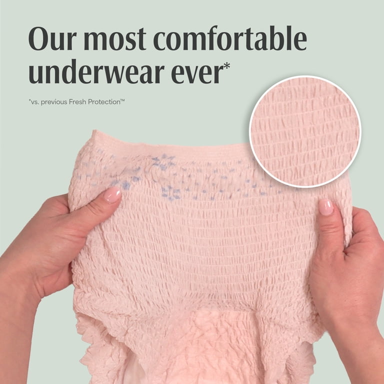 Depend Fresh Protection Incontinence Underwear for Women, Adult