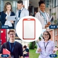 thumbnail image 6 of Unique Bargains Lanyards for ID Badges Holder with Strap, Durable Card Holder Red, 6 of 6