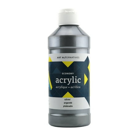 UPC: 0082435910123 | Art Alternatives Economy Acrylic Paint 16 oz. Silver