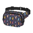 thumbnail image 2 of Balery Cartoon Dinosaur Mochila Cinturón para Mujeres y Hombres, Bolsa de Cintura Impermeable de Doble Capa con Correa, 2 of 9