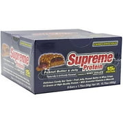 Supreme Protein Peanut Butter & Jelly Protein Bars, 1.75 oz, 9 count