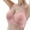 Pink, variant on Lixiuxyad Womens Bras No Underwire Full Coverage Women Fashion Casual Breathable Tube Top Bra Underwear Without Steel Ring Gathering And Adjusting Bro
