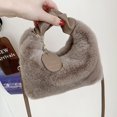 thumbnail image 2 of Bolso de peluche de hada popular, bolso de invierno, lindo bolso de terciopelo de conejo para mujer, bolso bandolera, 2 of 6