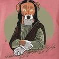 thumbnail image 3 of CafePress - Mona Lisa Dog T Shirt - Womens Comfort Colors® Shirt, 3 of 4