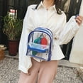 thumbnail image 4 of Fashion Lady Transparent Jelly Candy Color Built-In Wallet Backpack 4 Piece Set, 4 of 6