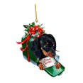 thumbnail image 4 of Adorno navideño para árbol de Navidad con forma de perro salchicha, regalo para accesorios de interior de coche. Estilo F, 4 of 9